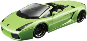 Автомобиль Bburago Lamborghini Gallardo Spyder, 1:32, Зелёный